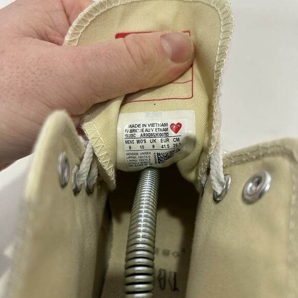 Converse Chuck Taylor x Comme des Garcons Play "White" - Picture 9 of 9